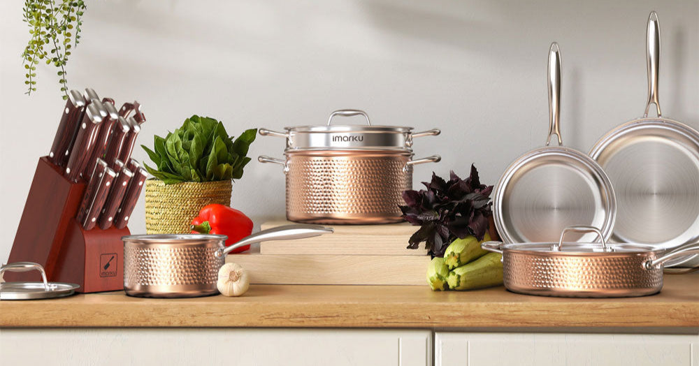 Cookware and Knife Set Bundle Sale | Imarku