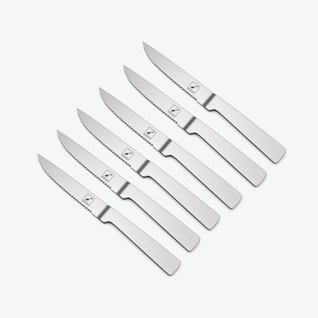 imarku 6 piece Japanese stainless steel steak knives