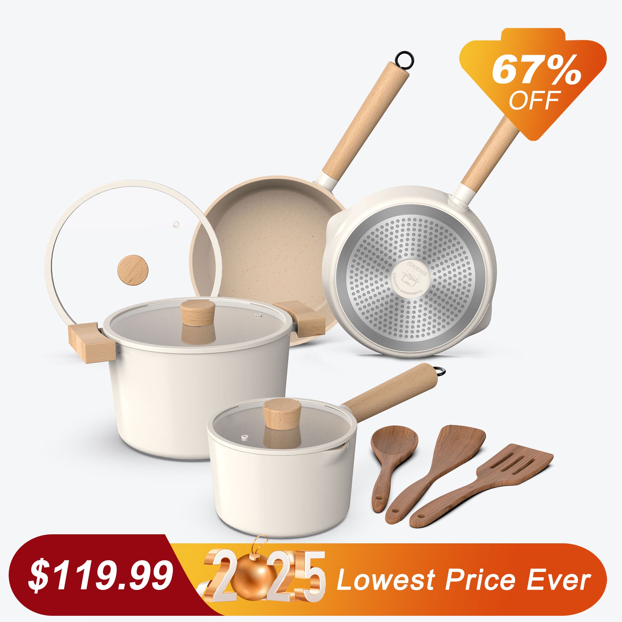 Granite Nonstick Cookware Set