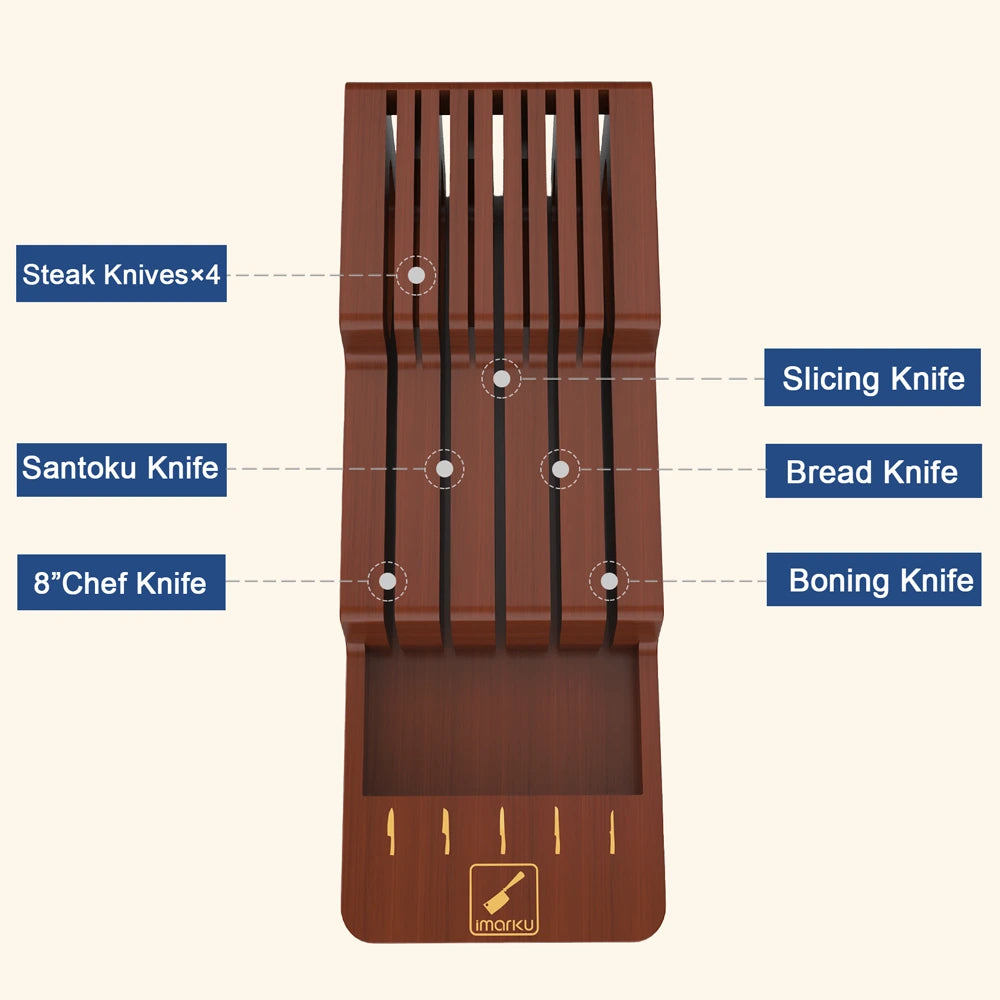 in drawer knif set