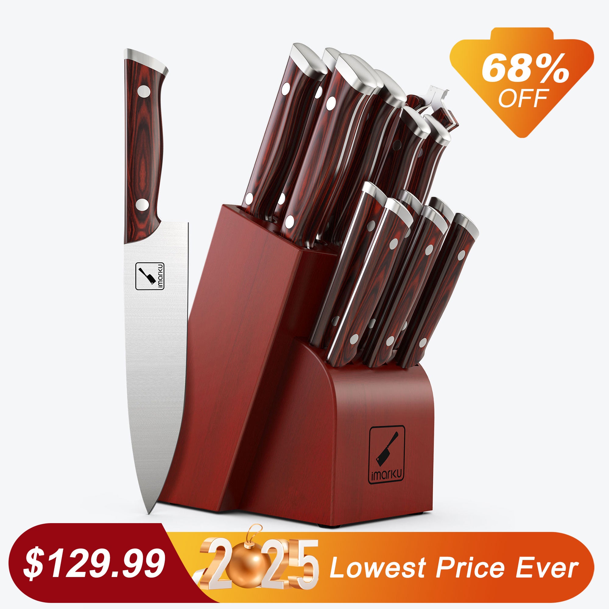 High-Carbon Stainless Steel Japanese Kitchen Knife Set