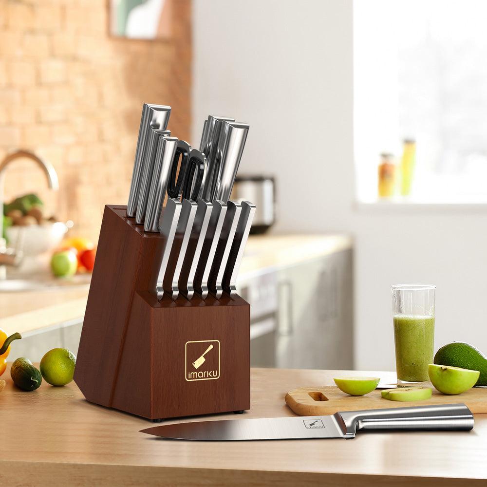 Best Knife Set 2023 | 15-Piece Knife Sets In Blocks | Dishwasher Safe | imarku - IMARKU