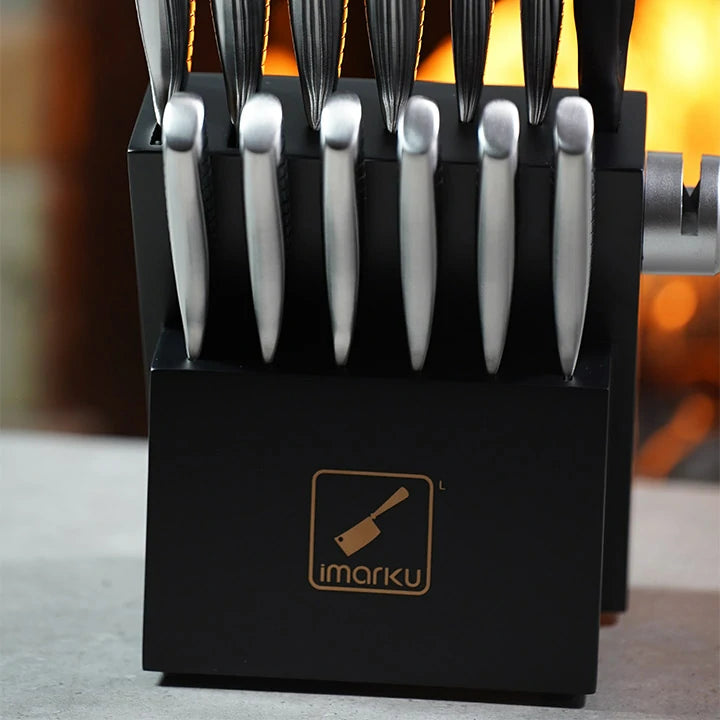 The Knife Set with Block - IMARKU