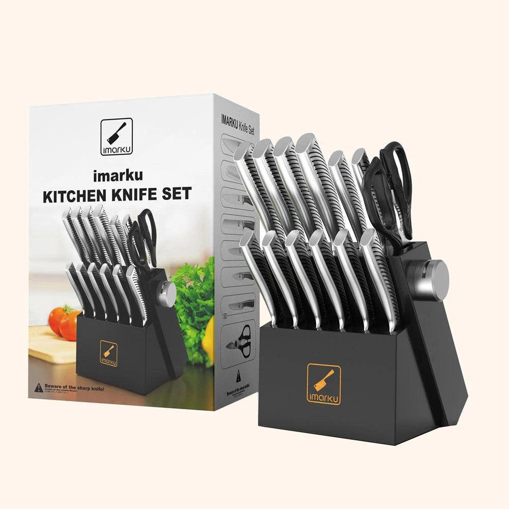 The Knife Set with Block - IMARKU