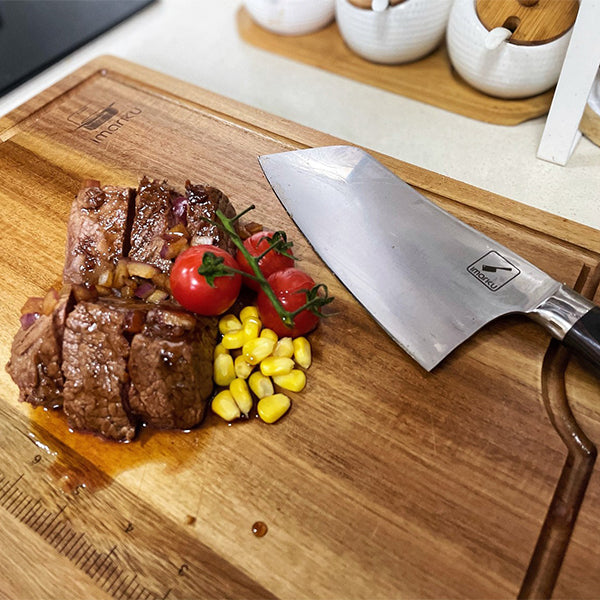 11-Piece Knife Set with Block and Cutting Board | imarku - IMARKU