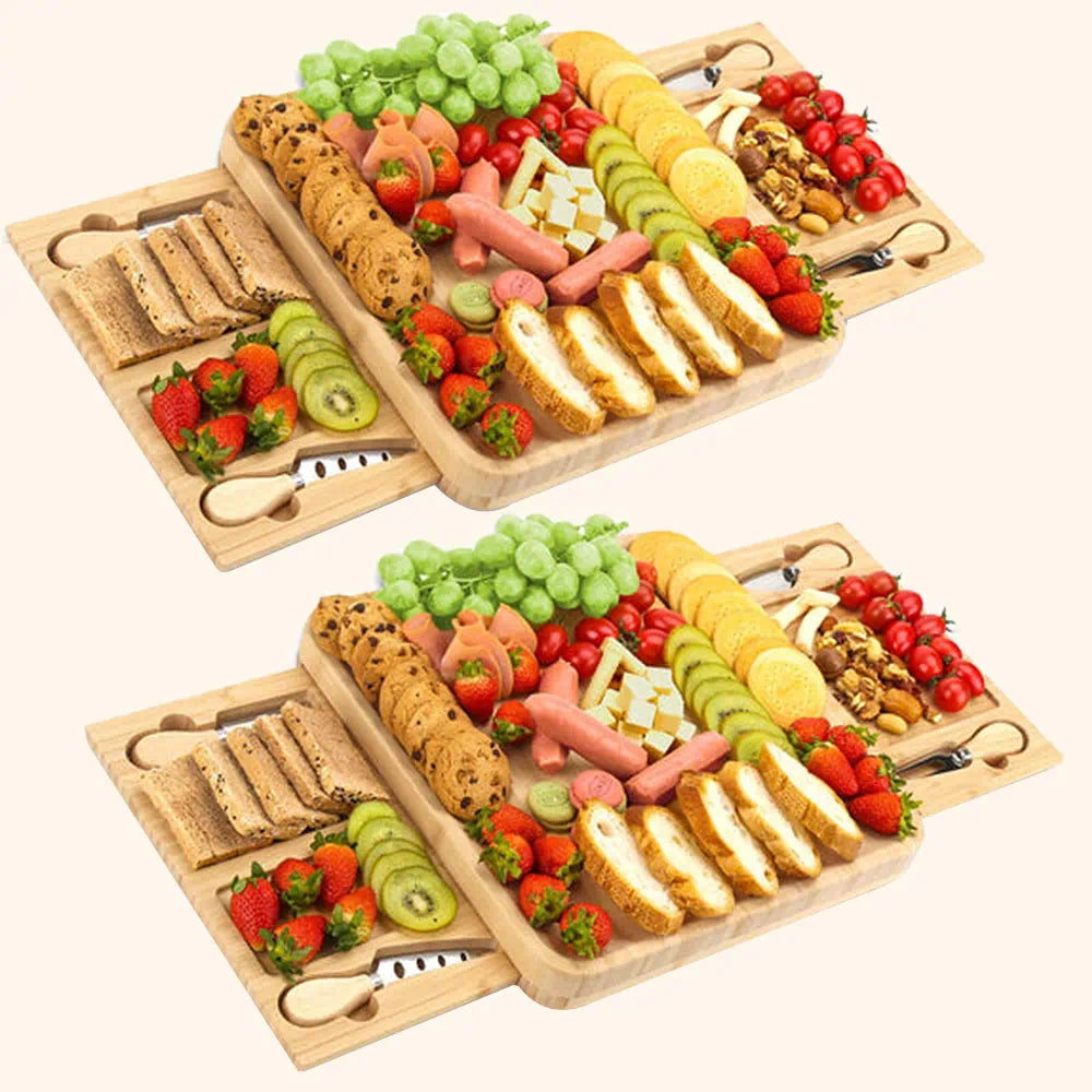 2-Piece Bamboo Cheese Board 13