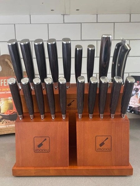 20-piece knife block set
