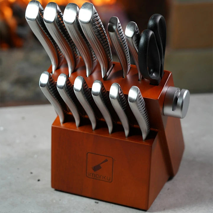 The Knife Set with Block - IMARKU