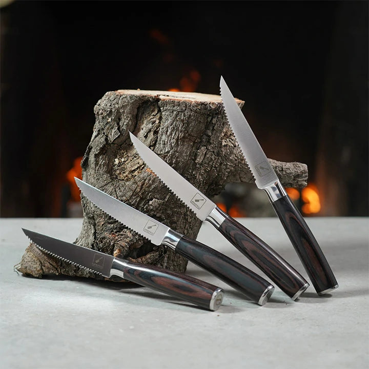 11-Piece Knife Set with Block and Cutting Board | imarku - IMARKU