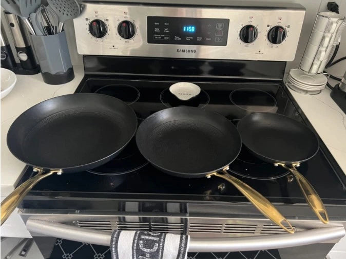 imarku Nonstick Frying Pan Set Review, Cast Iron Pans with Upgrades!!! 