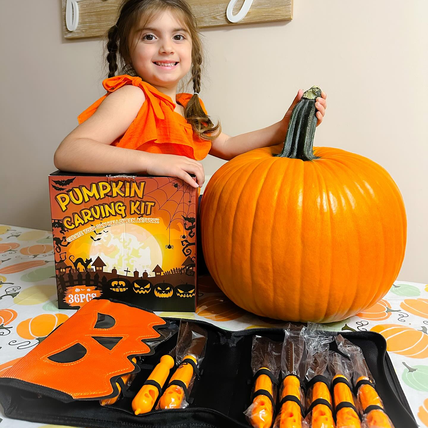 Stainless Halloween Pumpkin Carving Kit