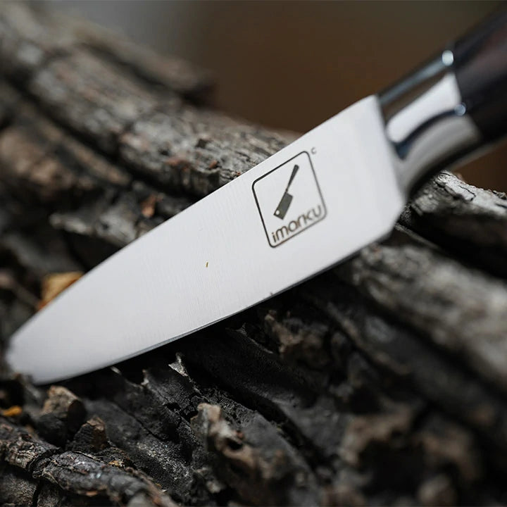 Razor-Sharp Paring Knife 3.5  Carbon Stainless Steel - IMARKU