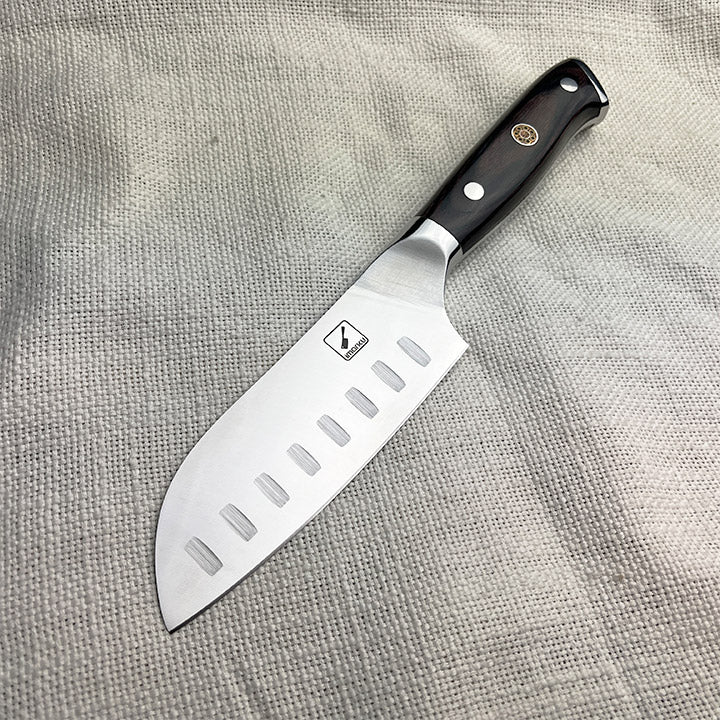 imarku Damascus Chef Knife, 8 inch Kitchen Knife Ultra Sharp Cooking Knife  HC German Stainless Steel Japanese Knife for Kitchen, Hand-Hammered Design