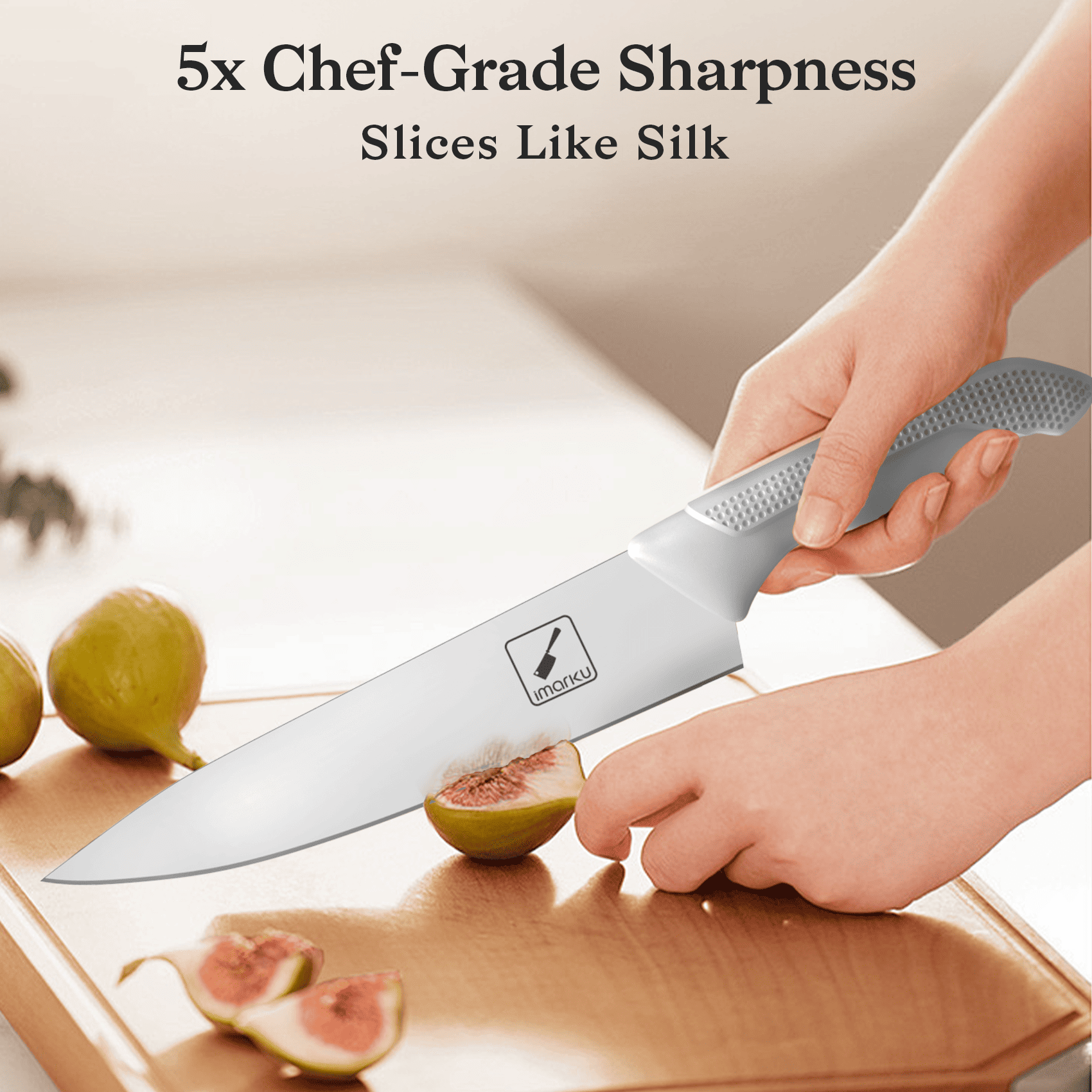 5x chef-grade sharpness
