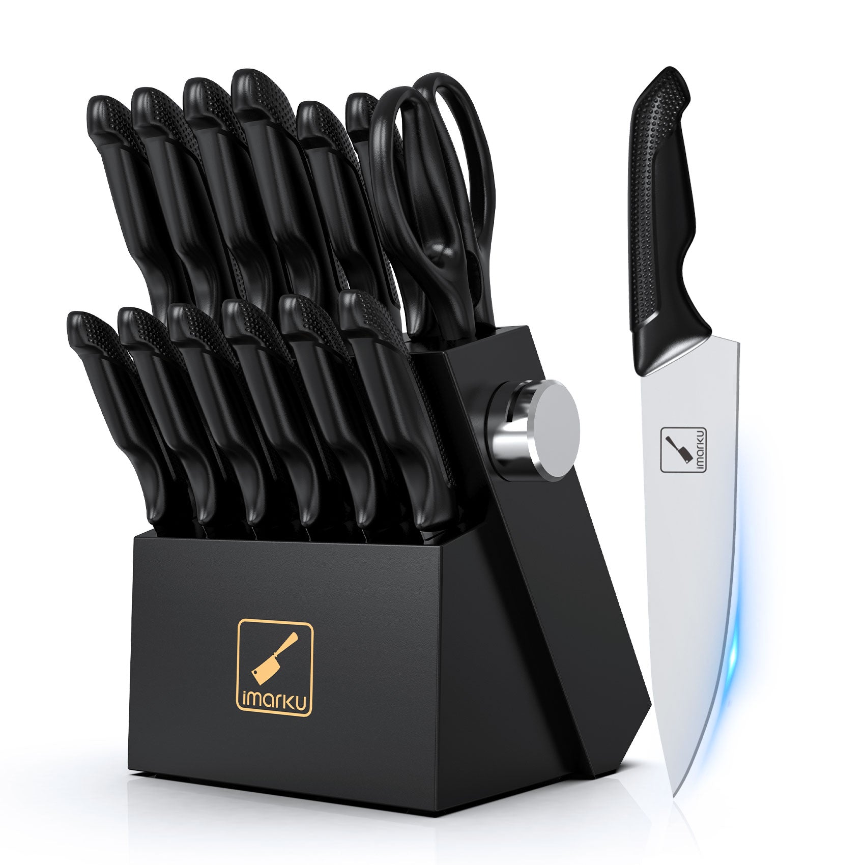 Cutlery Set with Stainless Steel Blades PP Handles