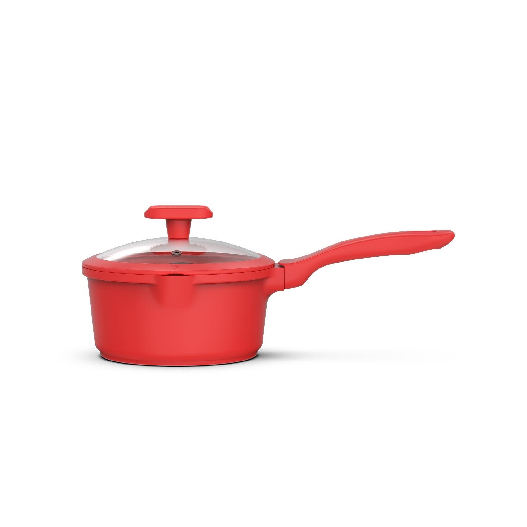 Best Cookware Set |16-Piece Nonstick Red Cookware Set | imarku - IMARKU