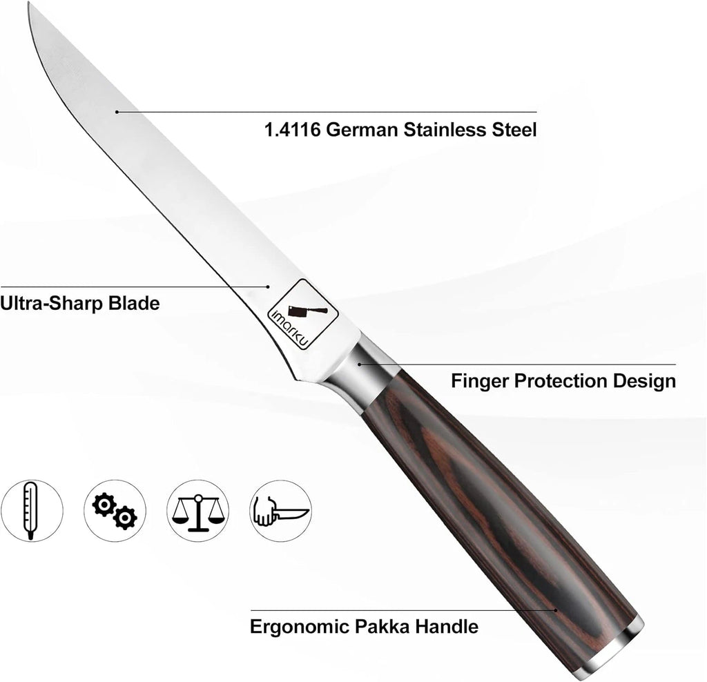 6-inch boning knife features