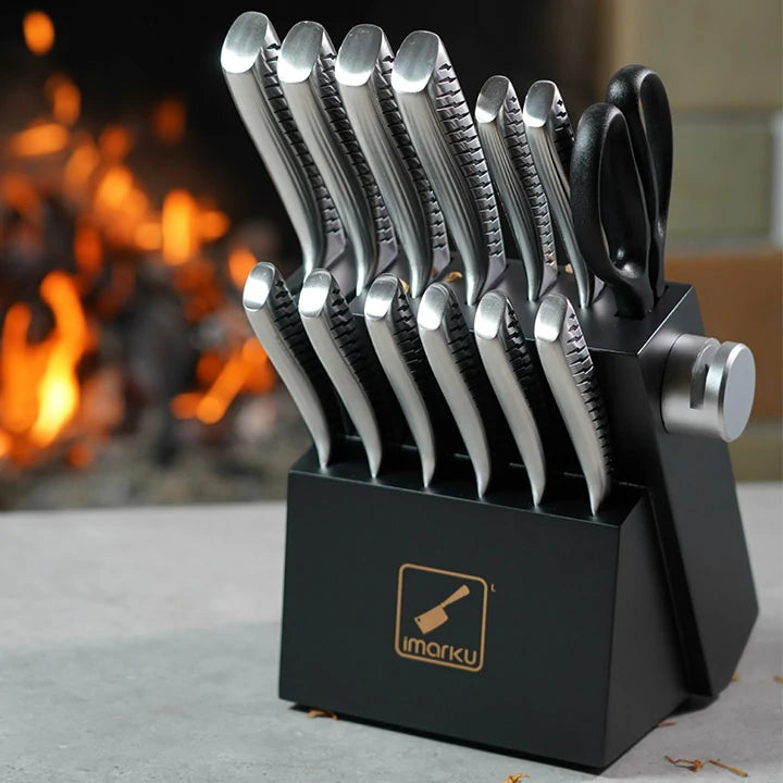 The Knife Set with Block - IMARKU