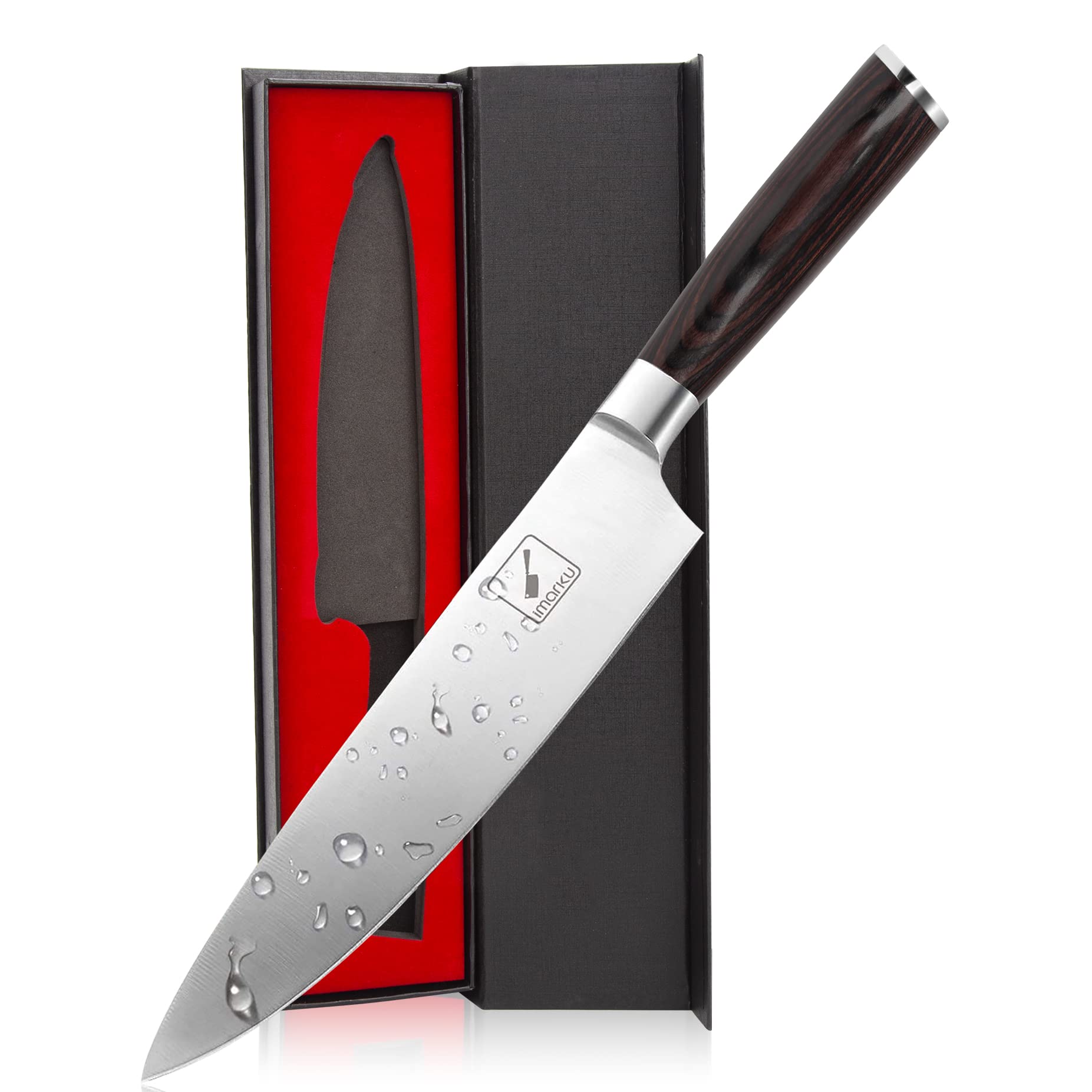 imarku Japanese steel chef knife with gift box