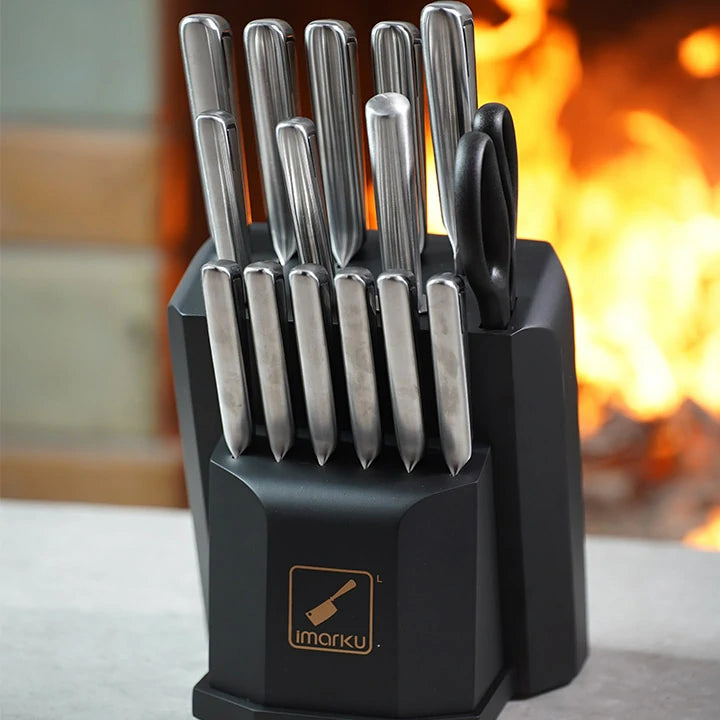 The Knife Set with Block - IMARKU