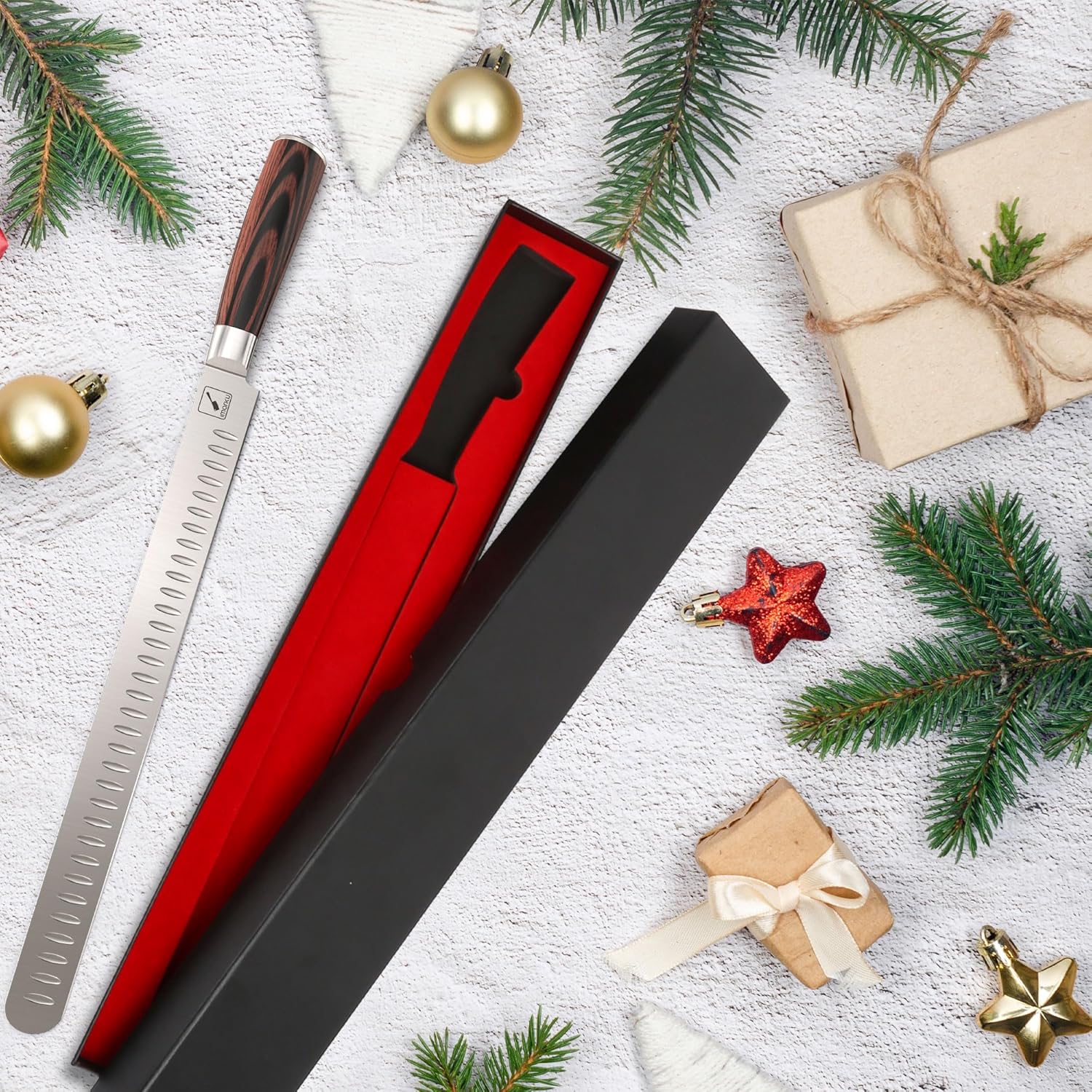 High Carbon Stainless Steel Ultra Sharp 12-Inch Brisket Knife