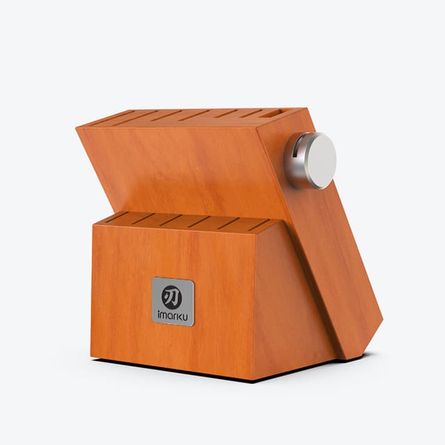orange knife block#a31