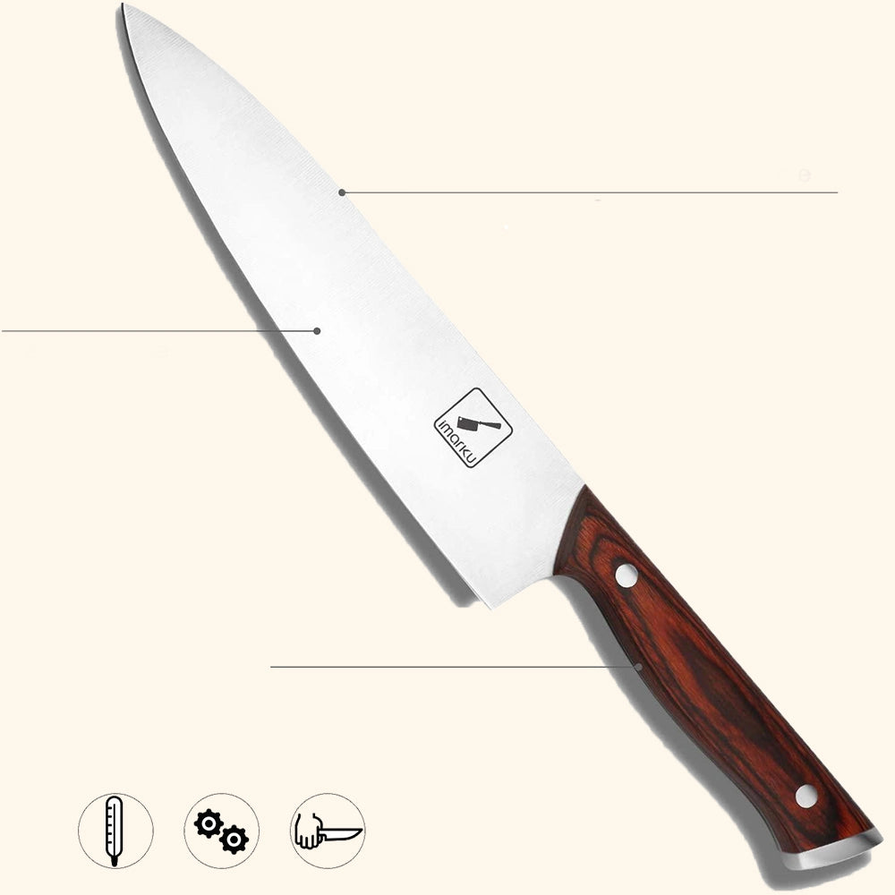 8-inch Full Tang Kitchen Chef Knife Japanese Knife Ultra Sharp Paring - iMarku ® - iMarku ®