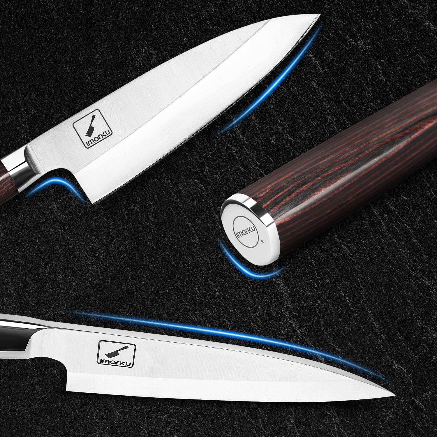 7'' Deba Knife Ultra Sharp Stainless Steel Fillet Knife for Cutting Fish