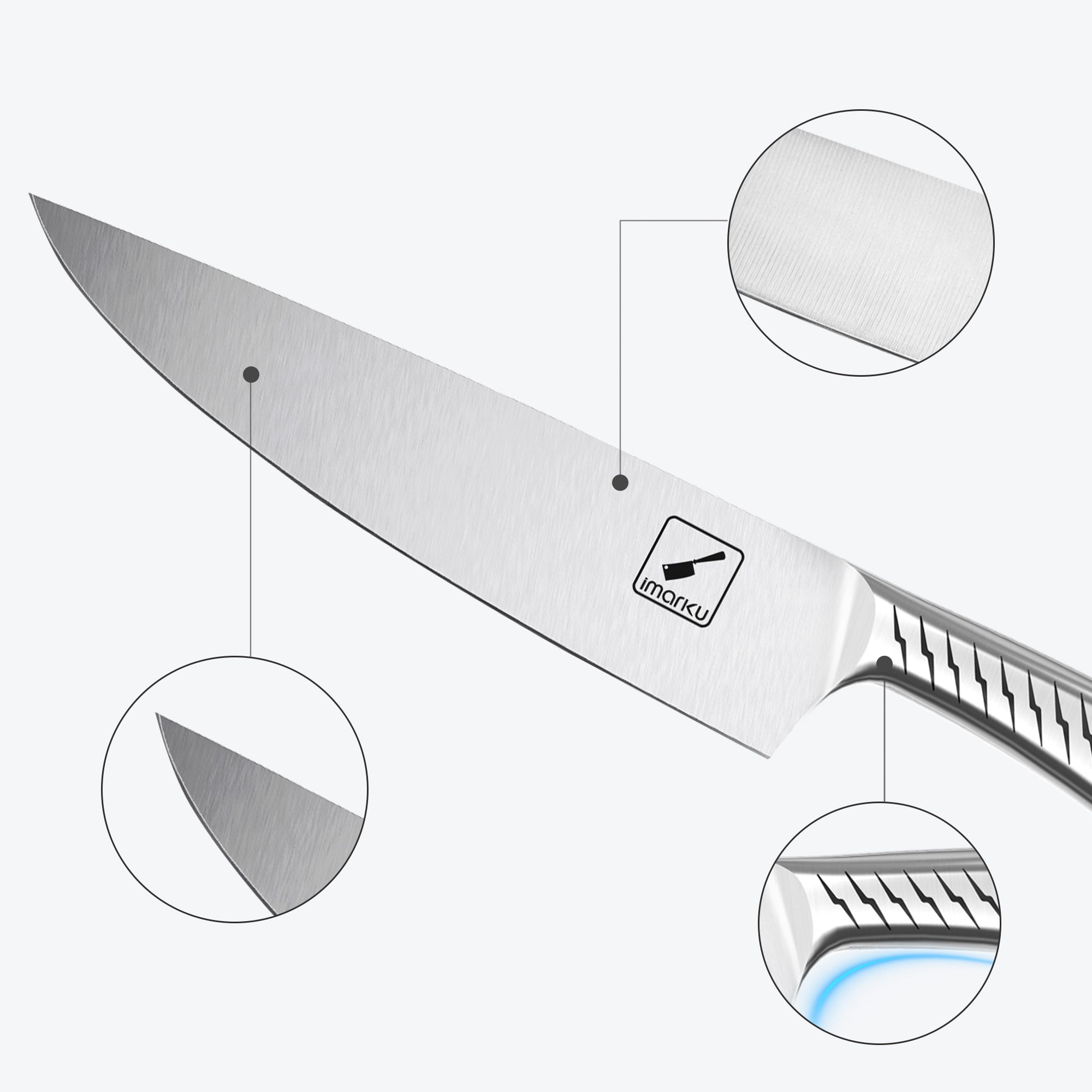 imarku German stainless steel chef knife