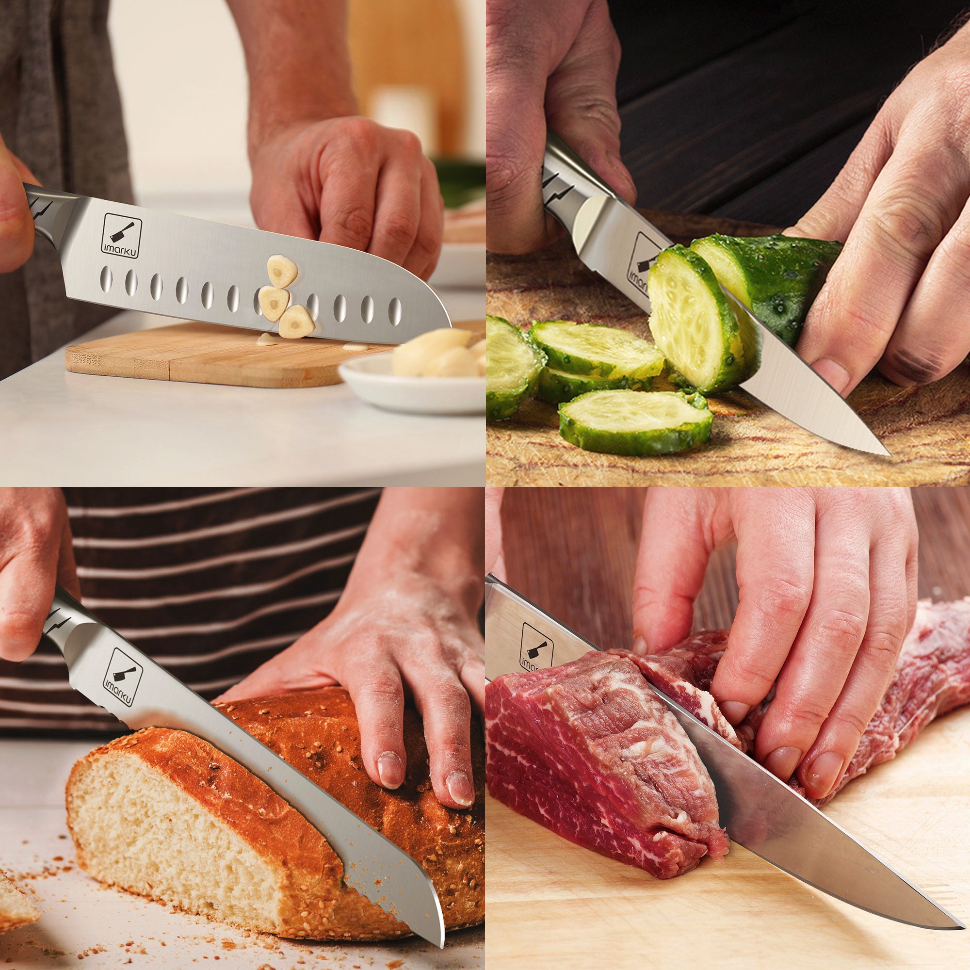 imarku multi-fuctional knives for cooking