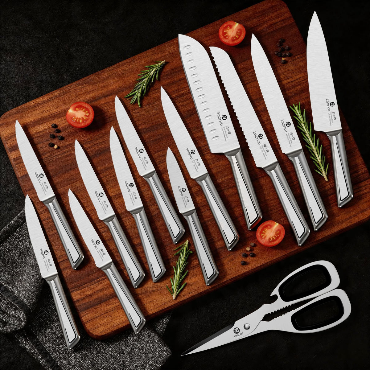 complete knife block set