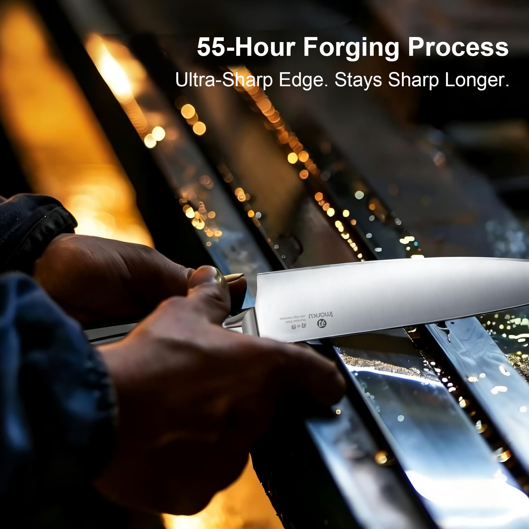 self sharpening knife block set