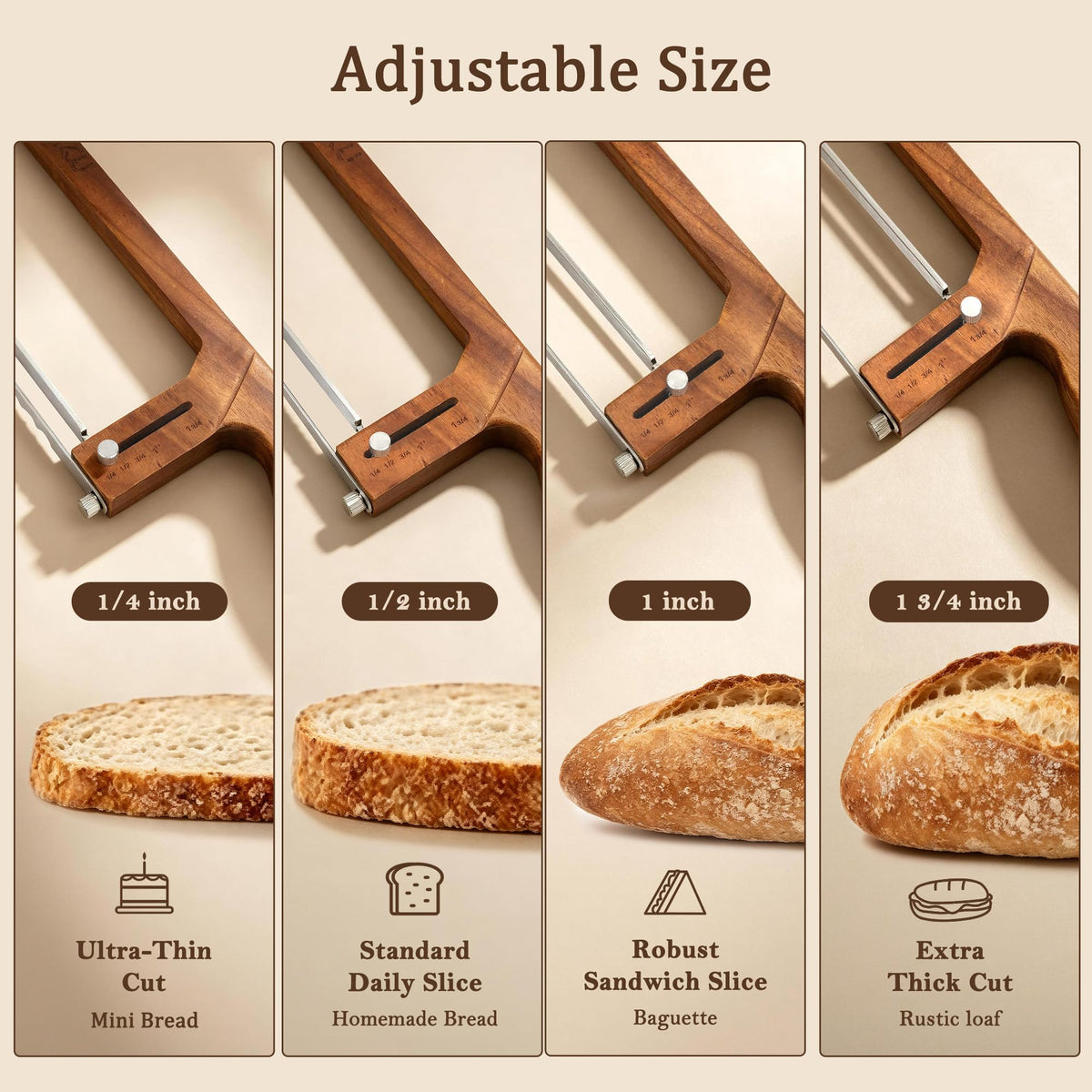 custom design for bread thickness with easy control#design_flat