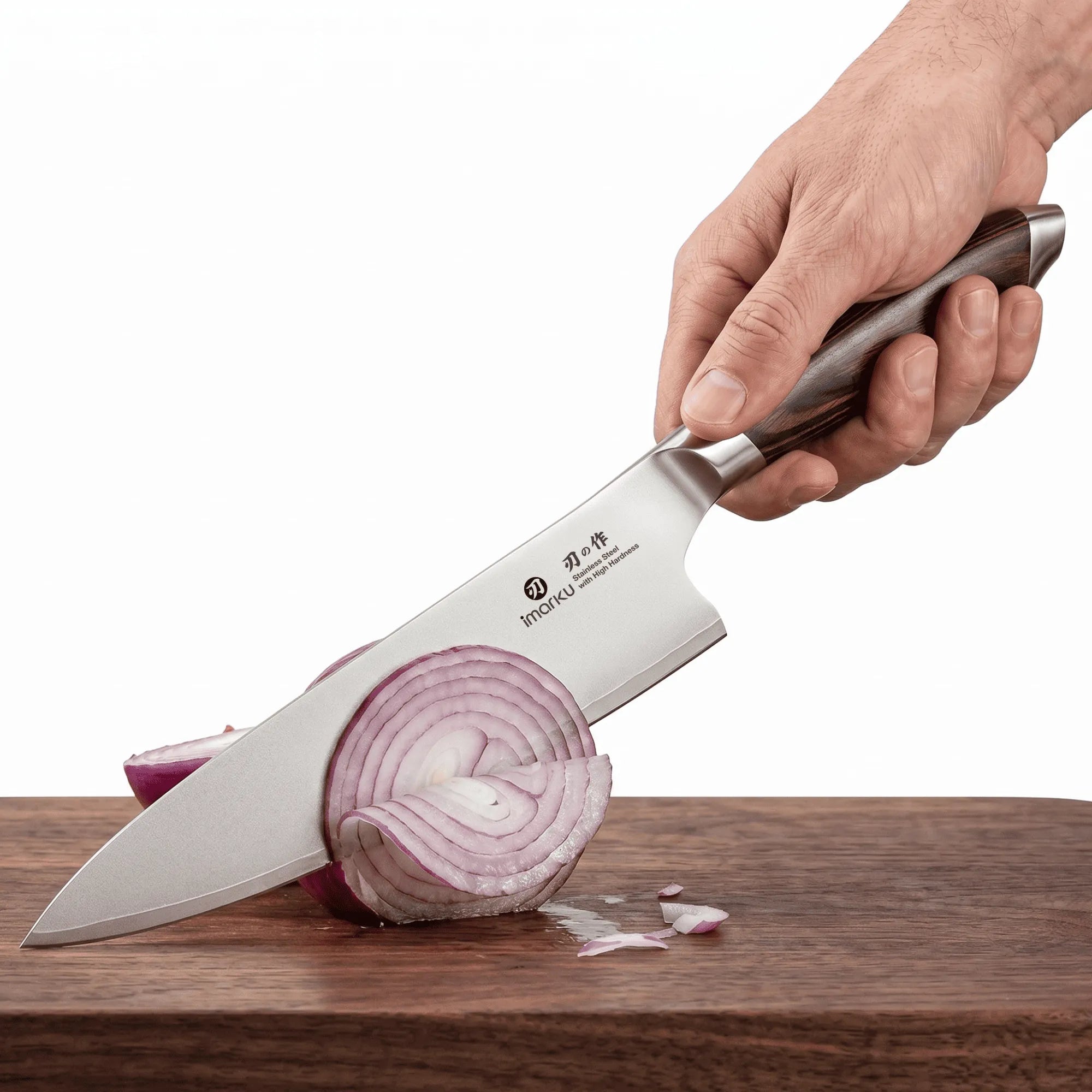 8-Inch Precision Chef Knife Japanese Steel for Effortless Gourmet Cutting