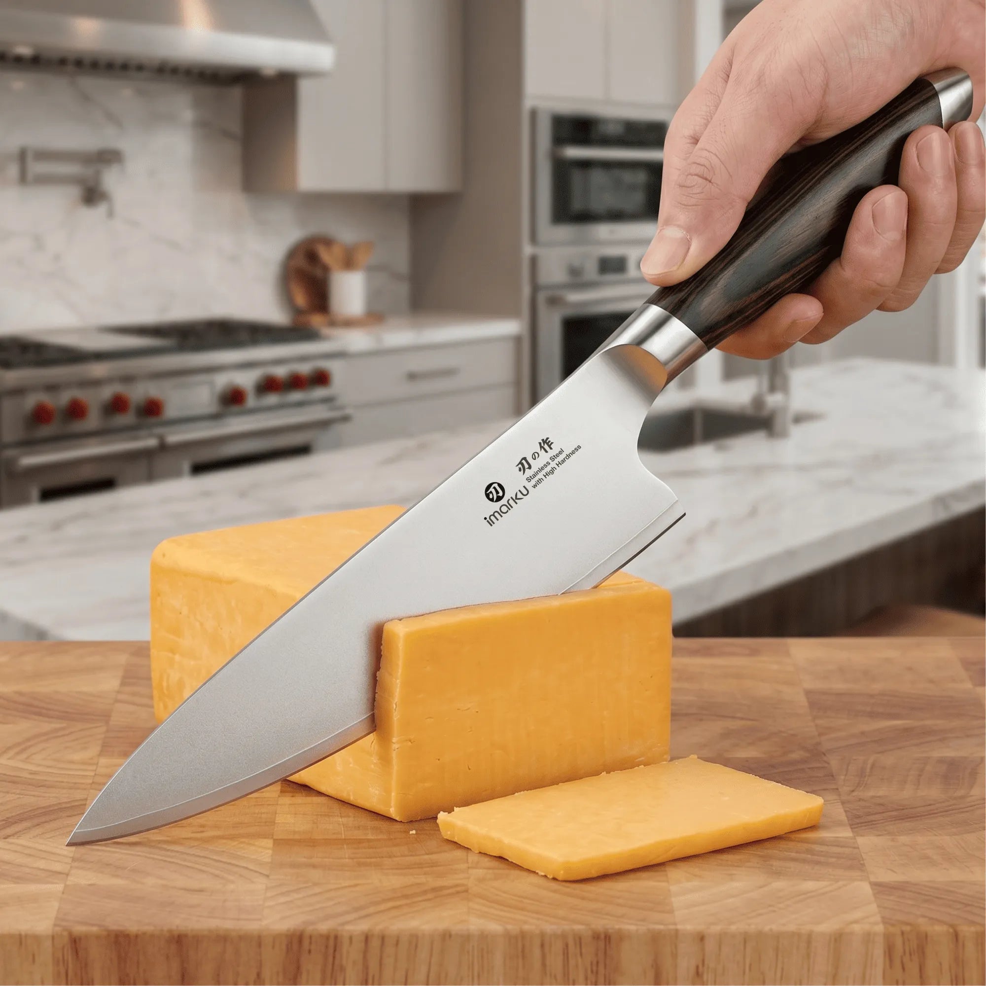 8-Inch Precision Chef Knife Japanese Steel for Effortless Gourmet Cutting