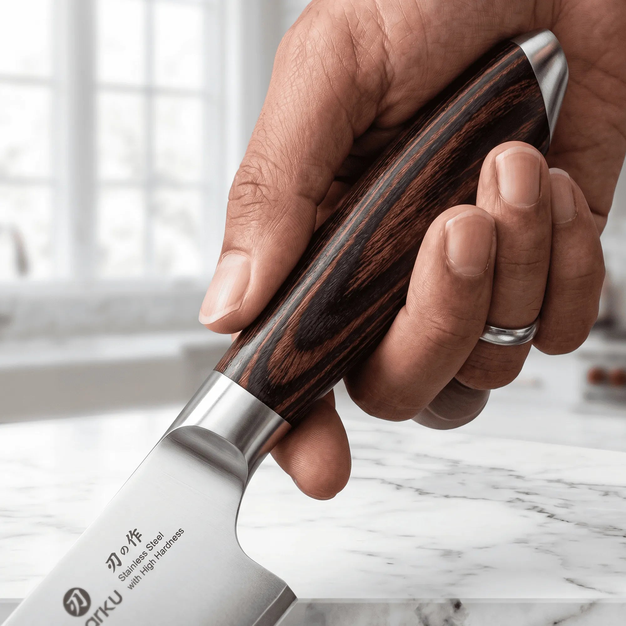 8-Inch Precision Chef Knife Japanese Steel for Effortless Gourmet Cutting