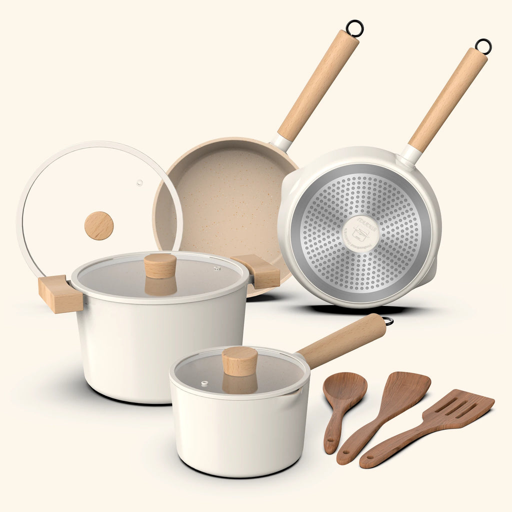 Unleash Your Cooking Potential with 11-Piece Cookware Sets - Default Title  - IMARKU