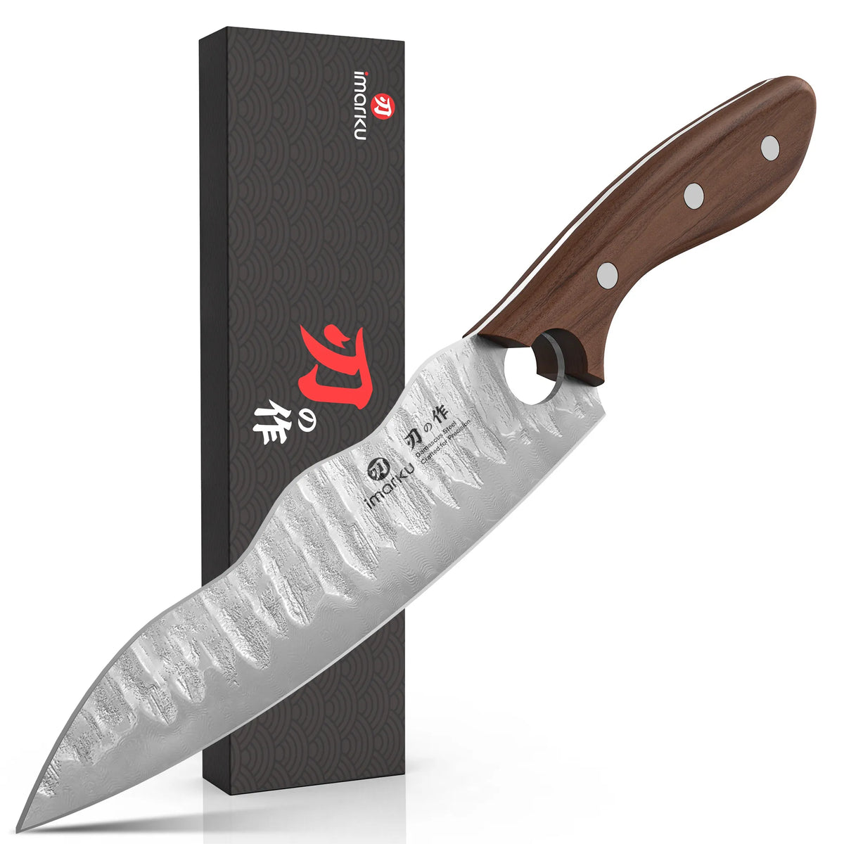 Damascus Steel Chef Knife 8 Inch, 67-Layer Steel with Full Tang Handle