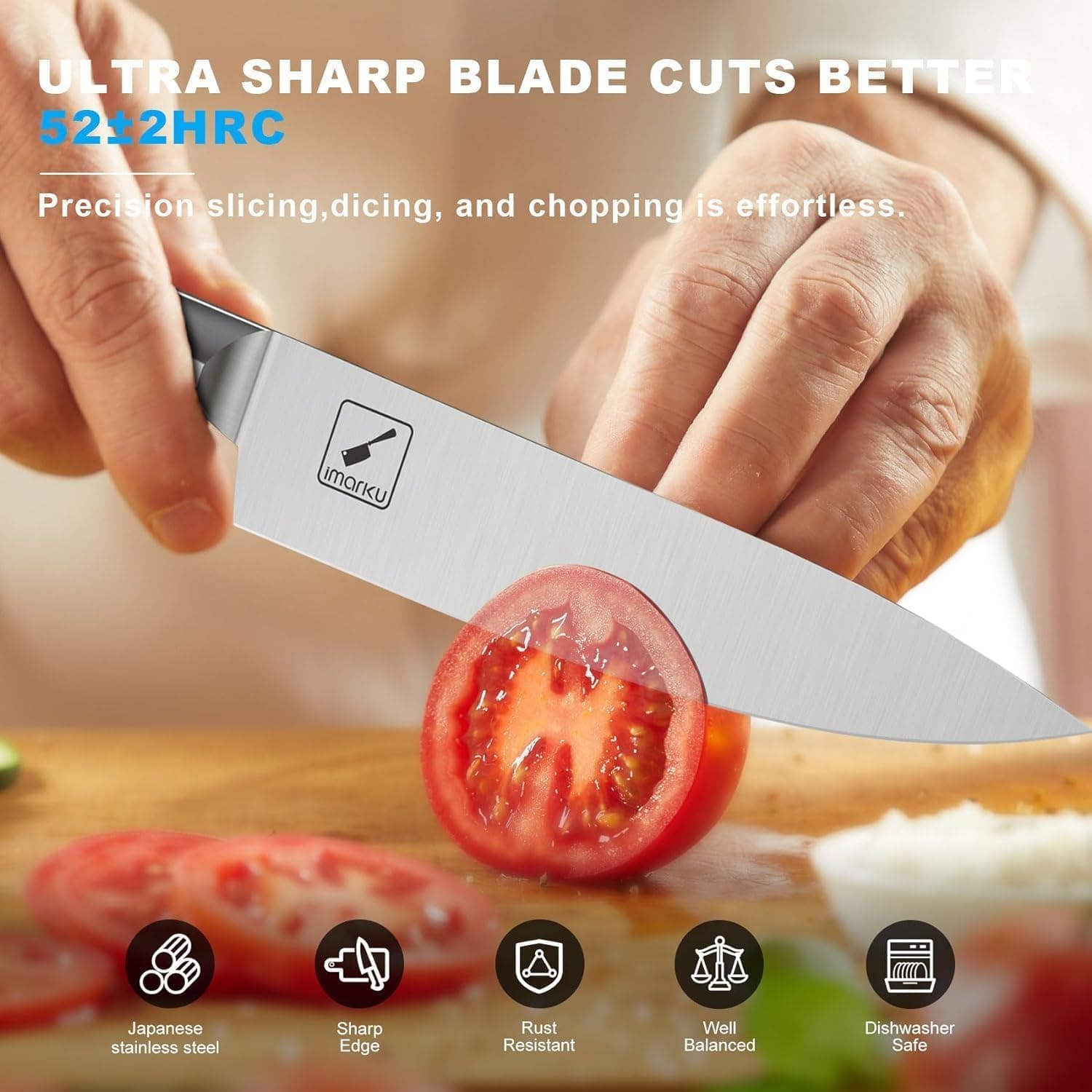 imarku dishwasher safe chef knives