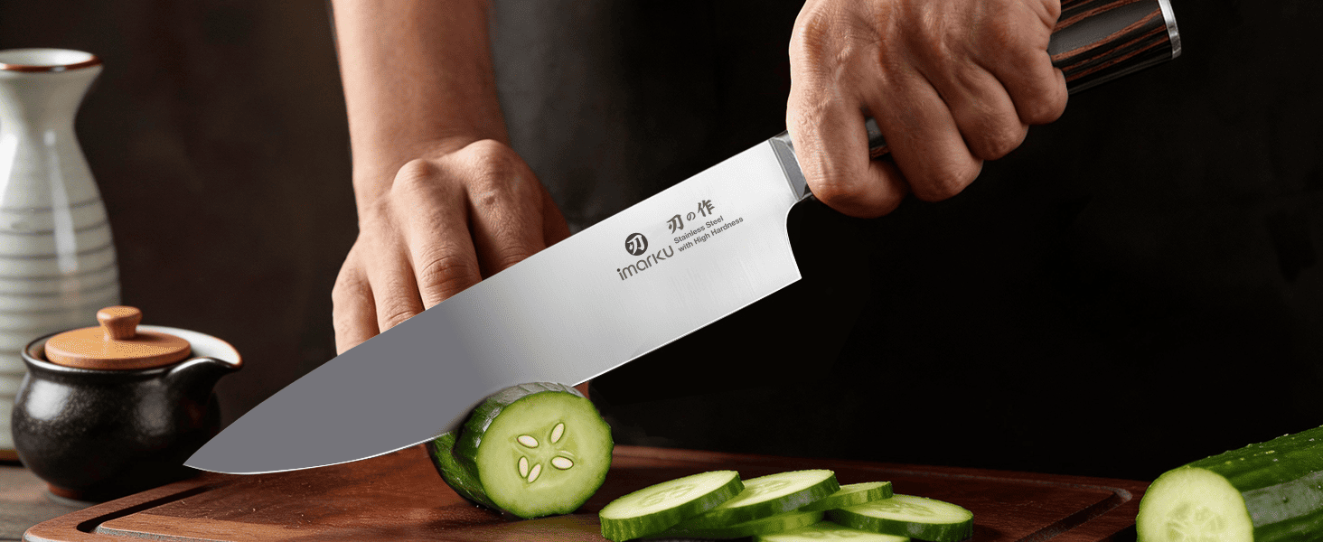 cutting cucumber with imarku chef knife_p31 pc