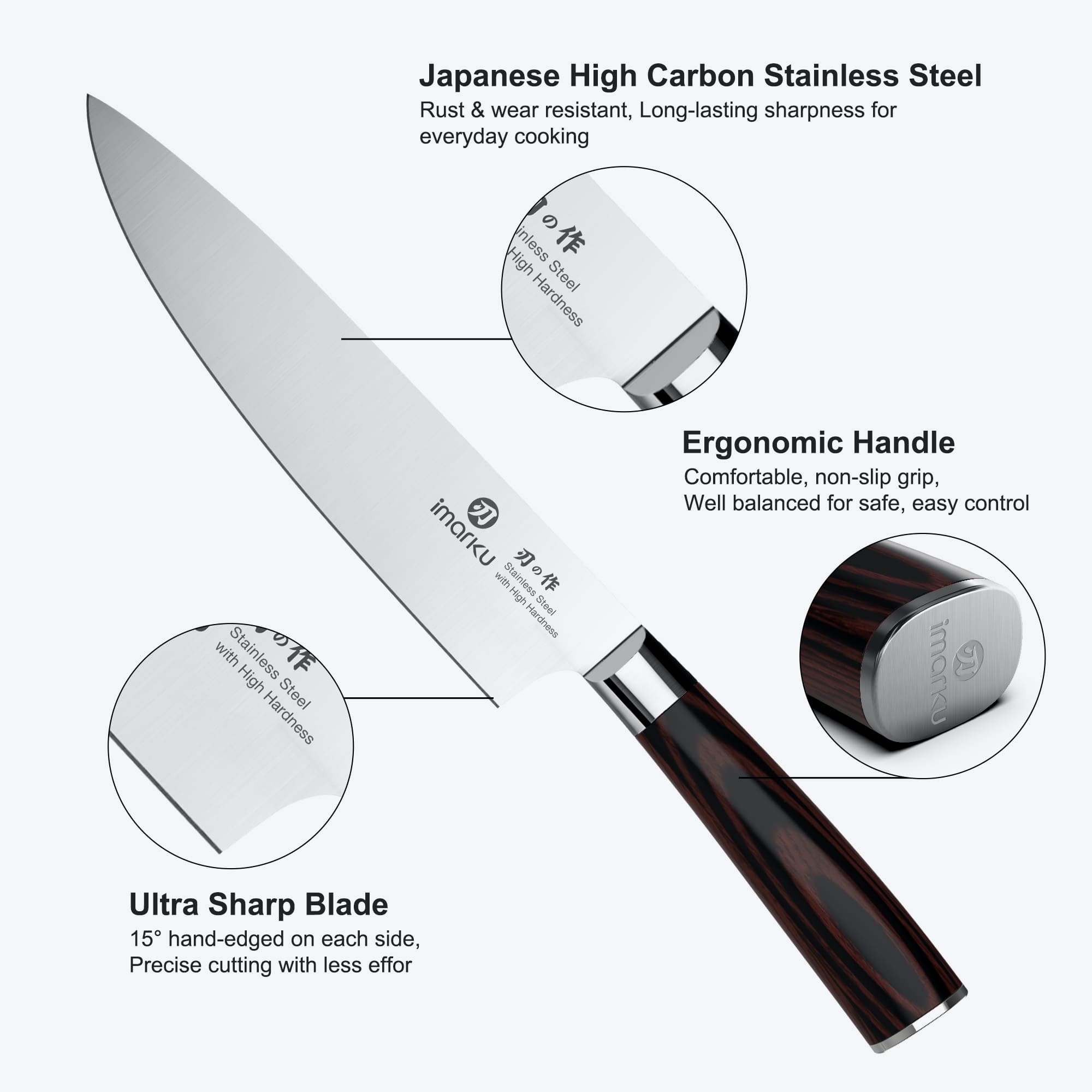 imarku essential knife set_p33#knife set type_specialty knife set