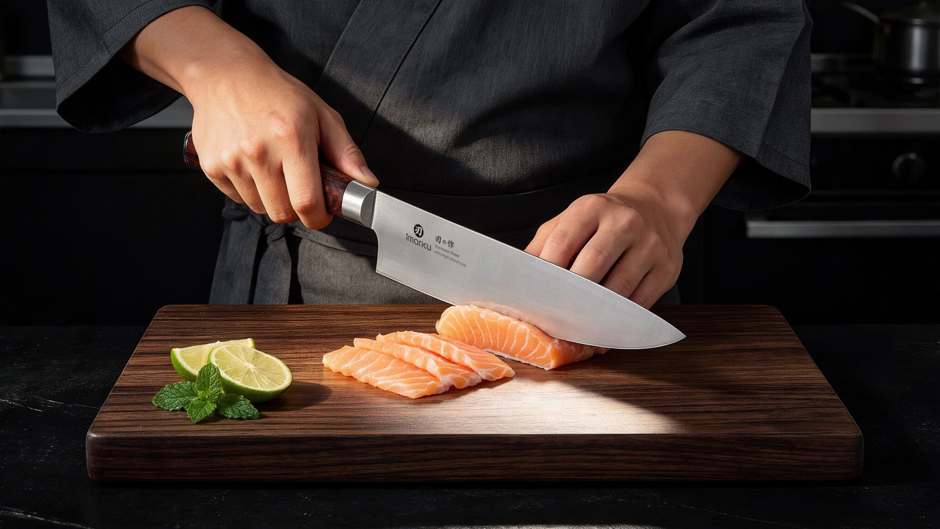 imarku chef knife for cutting meat_p8 red