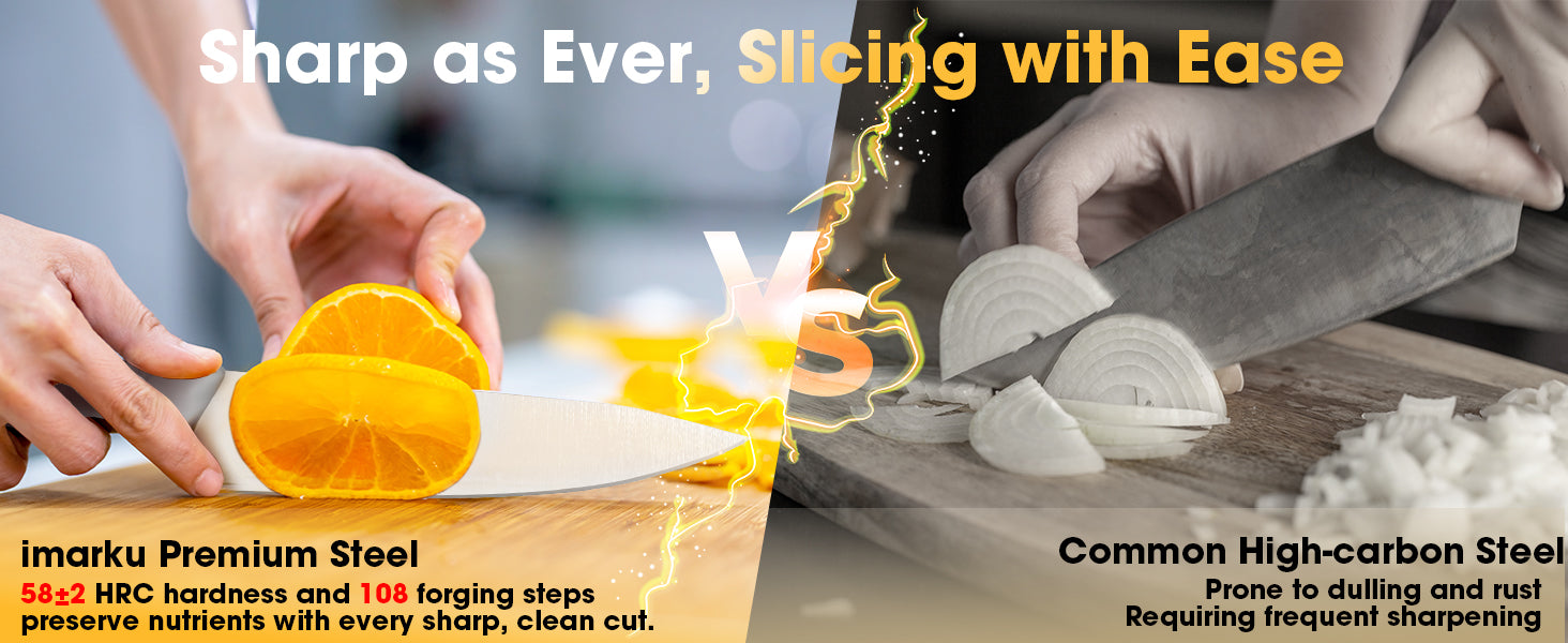 sharp as ever slicing with ease