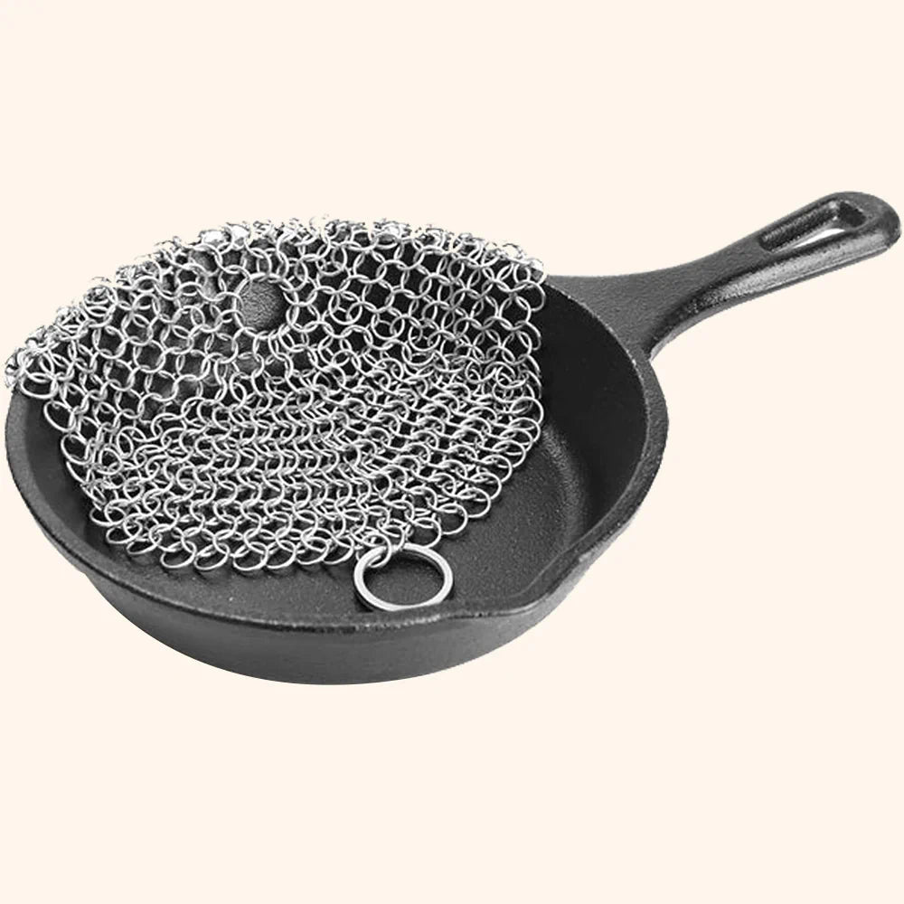 Stainless Steel Cast Iron Cleaner and Pan
