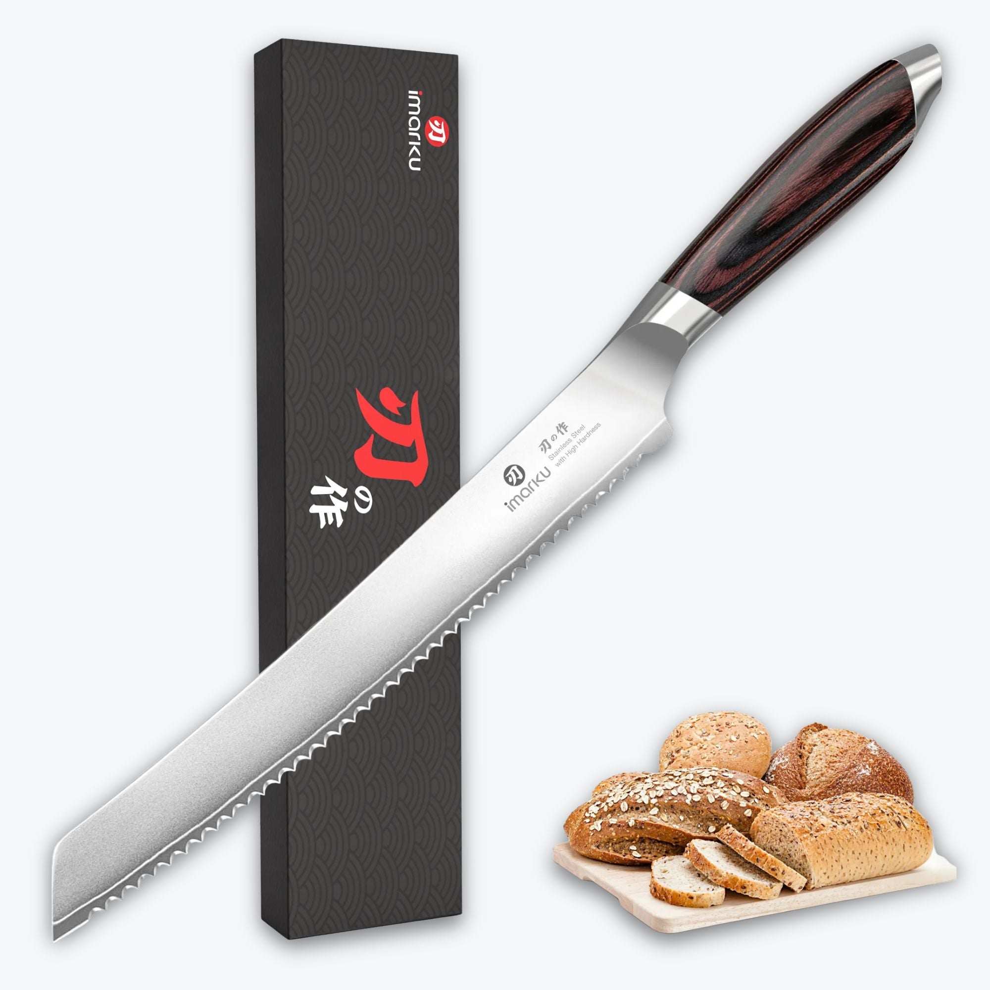 10-Inch Premium Serrated Bread Knife for Sourdough & Artisan Loaves