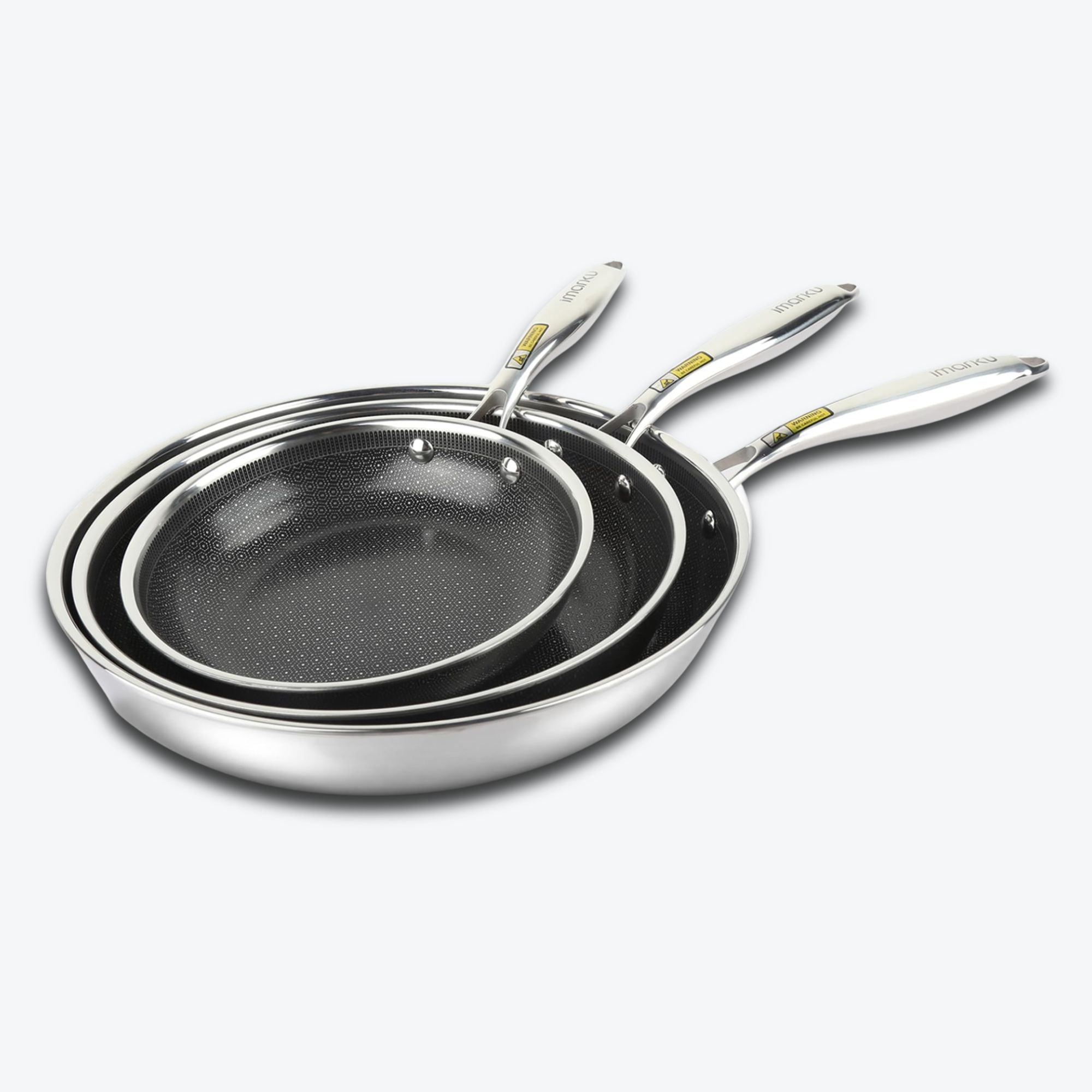best hybrid stainless steel pan set