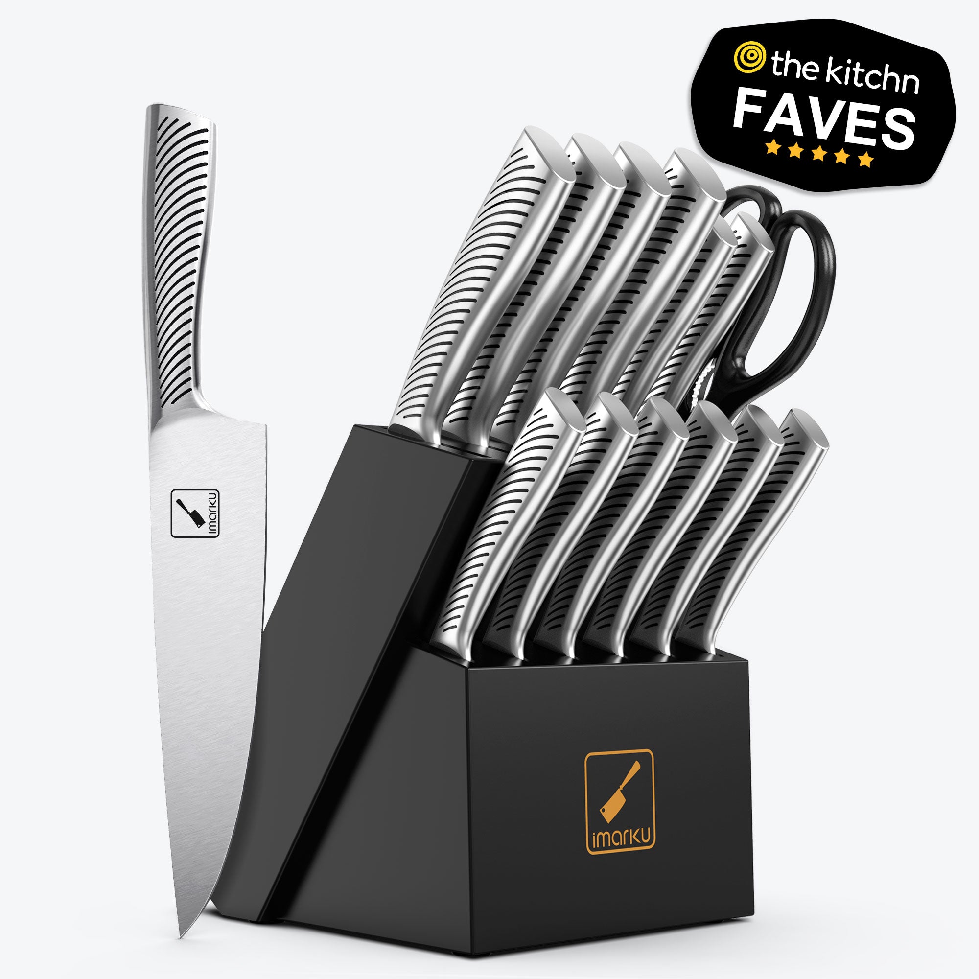 Ultra-Sharp Kitchen Knife Set with Ergonomic Handle