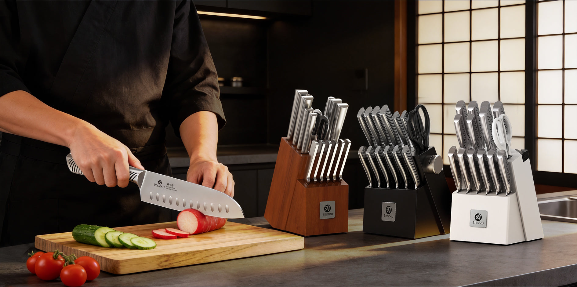 best japanese knife set of xuanwu series