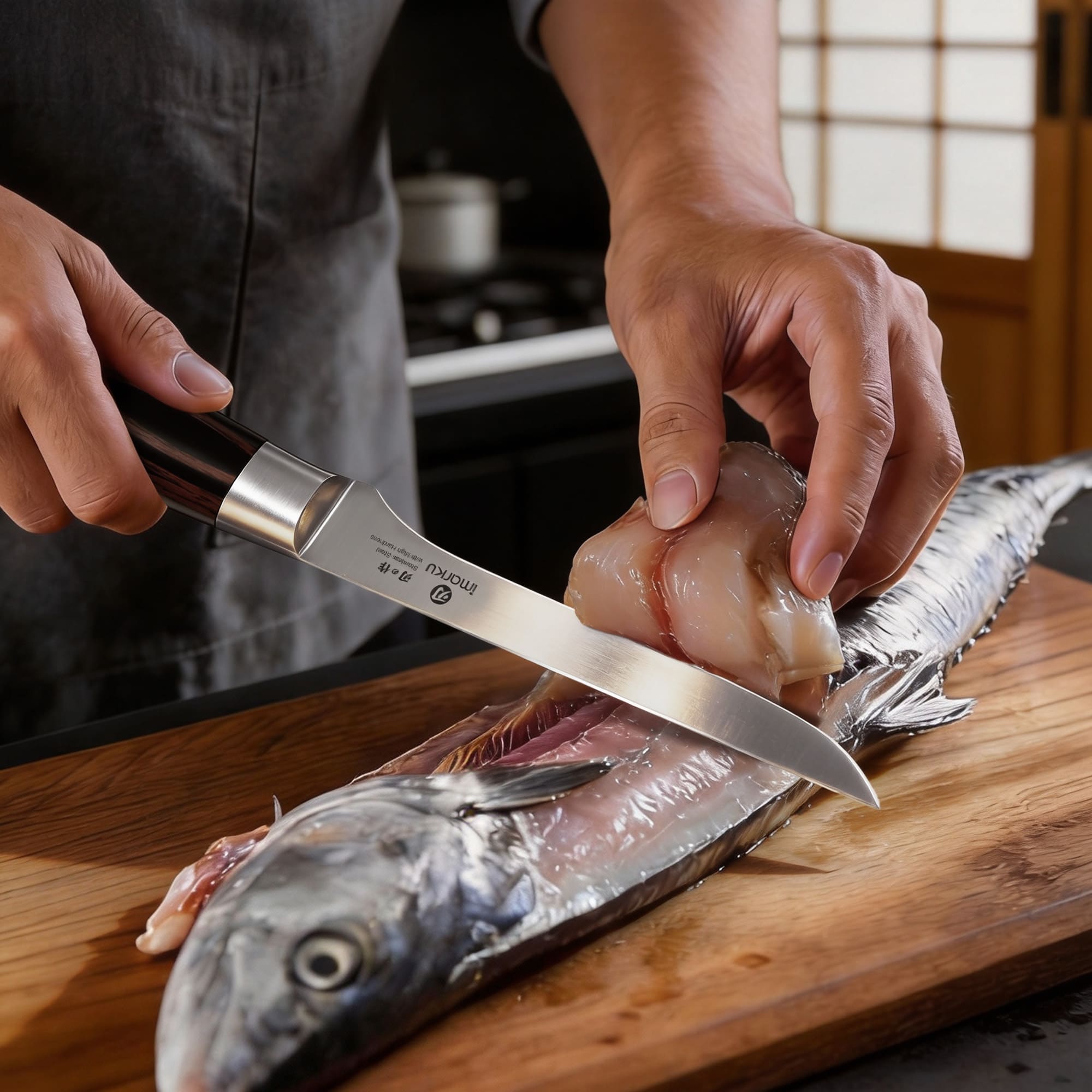 boning knife for filleting fish