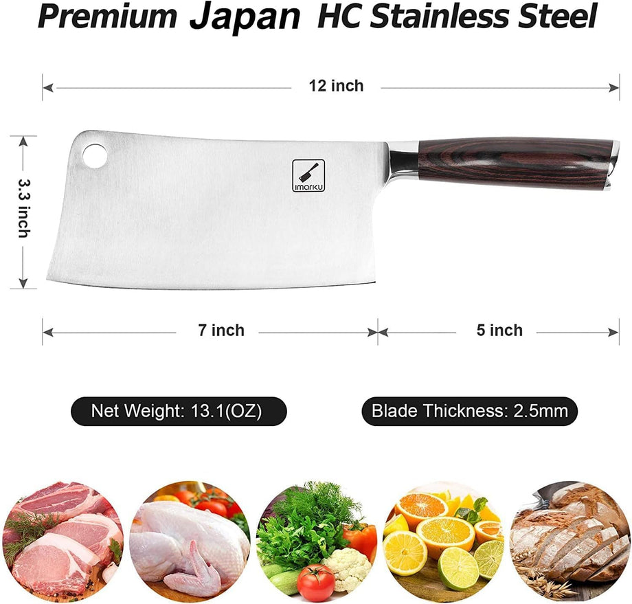 imarku 7-inch Vegetable Cleaver Knife - IMARKU